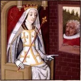 Giovanna d'Anagi fu Regina di Napoli col nome di Giovanna I